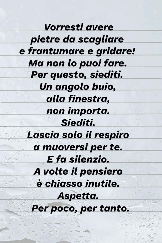 Poesia Puoi sulla resilienza