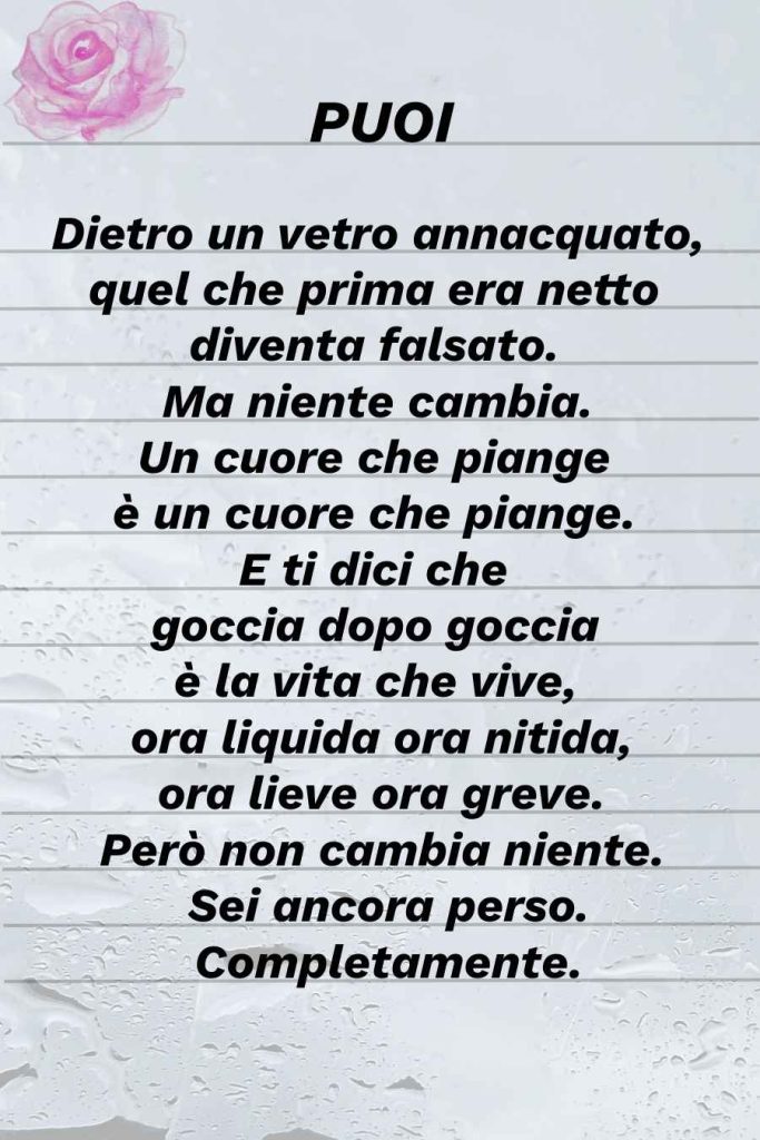 Poesia Puoi sulla resilienza